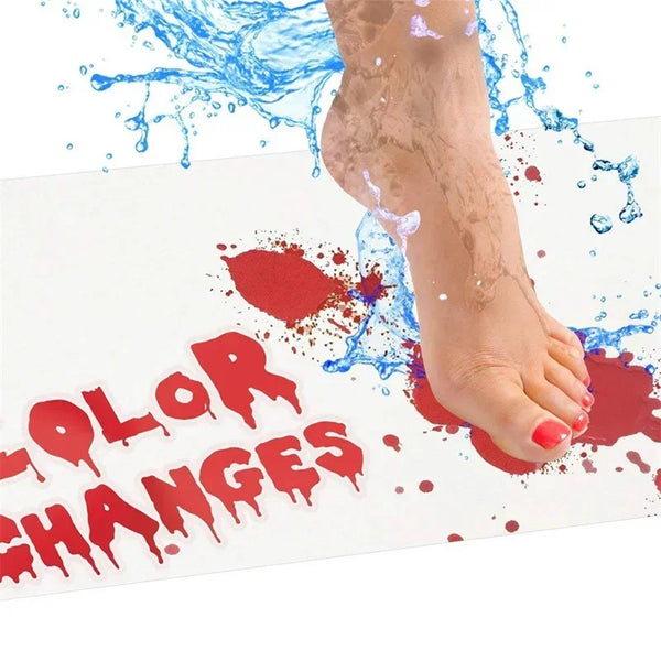Halloween Pre-Halloween Bloody Color Changing Bath Mat