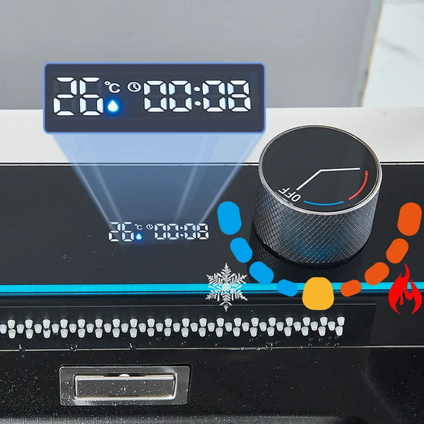 Luxury Kitchen Sink with Digital Display and Waterfall Design