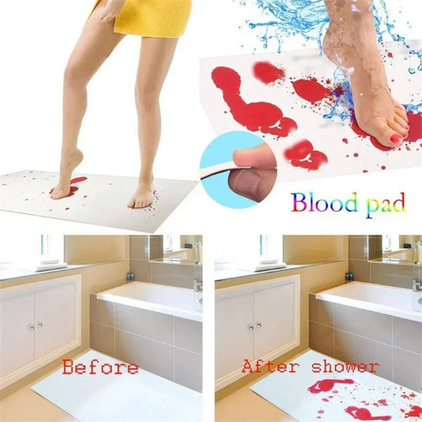 Halloween Pre-Halloween Bloody Color Changing Bath Mat