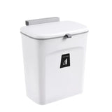 Wall-Mounted Bathroom Trash Can with Lid