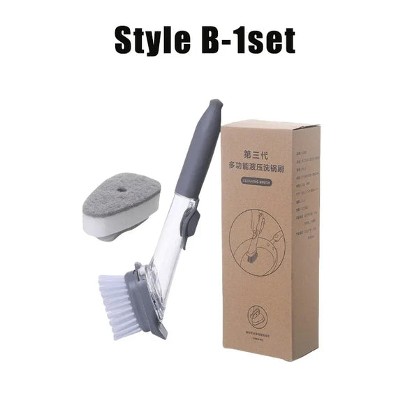 Kitchen Sink Scrubber Dish Washing Brush Tool