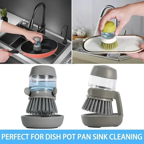 Kitchen Automatic Soap Dispensing Brush
