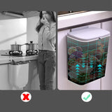 Wall-Mounted Bathroom Trash Can with Lid