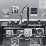 Luxury Kitchen Sink with Digital Display and Waterfall Design