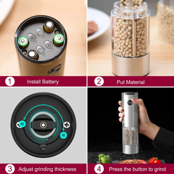 Electric Salt Pepper Grinder